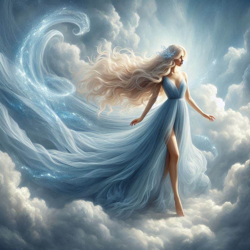 Woman In Heaven – AI Generated Artwork – NightCafe Creator
