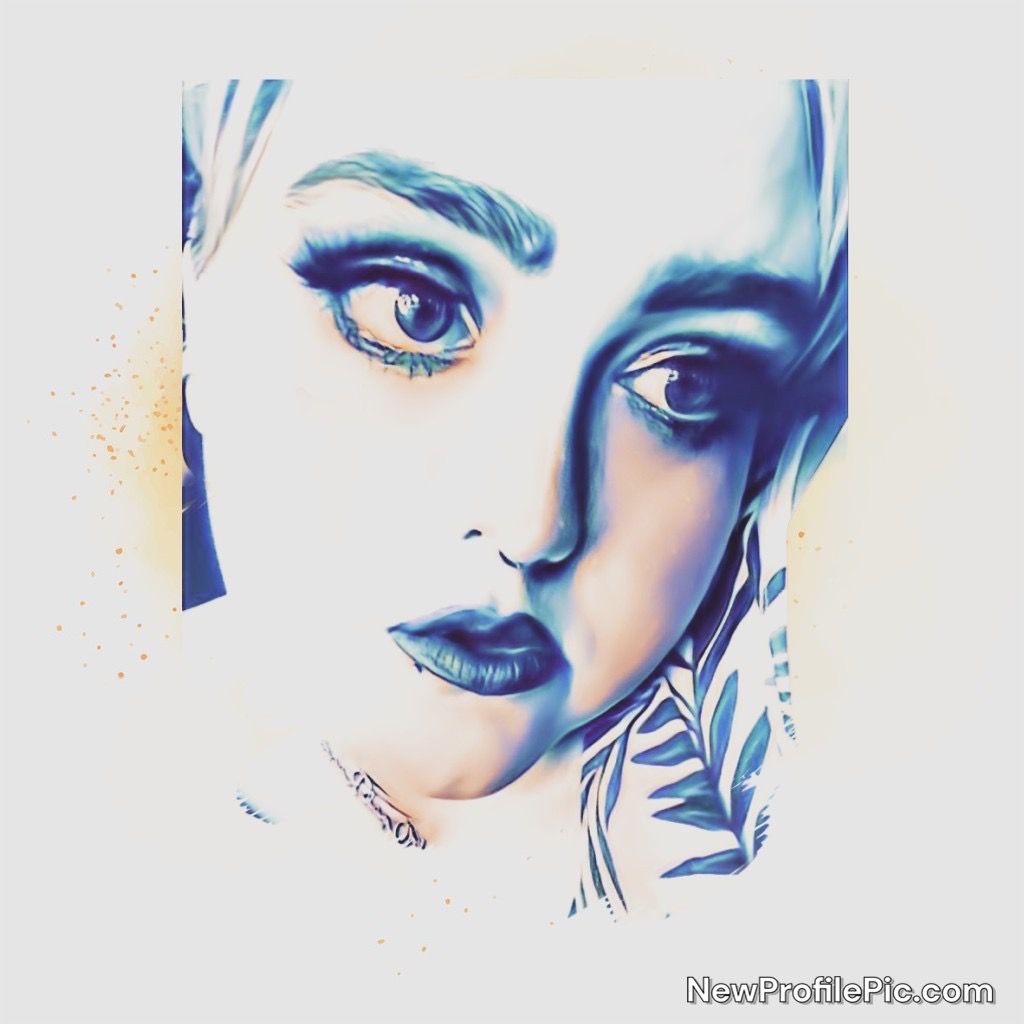 beautiful female alien in soft light while in space