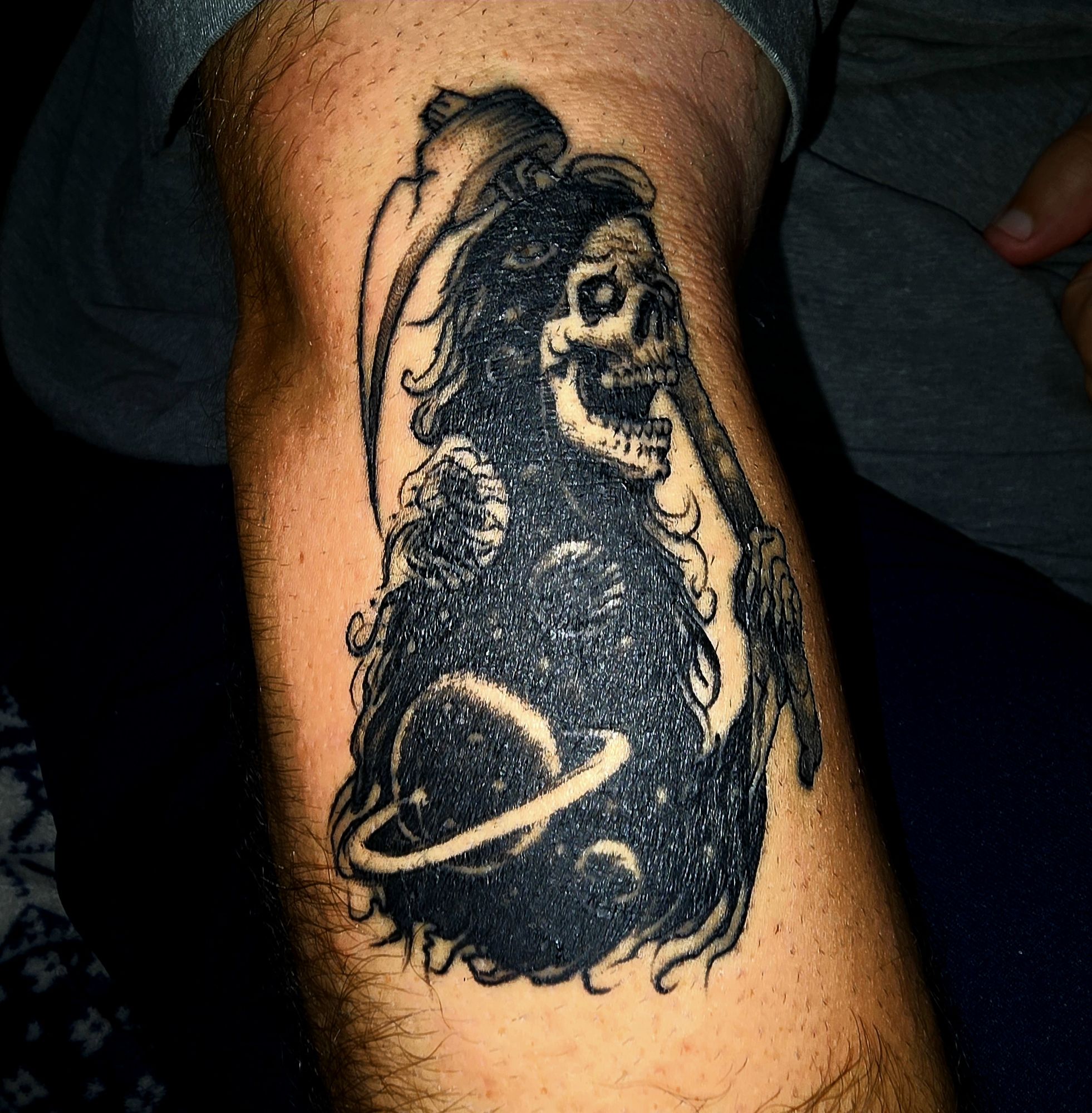 Grim reaper in space