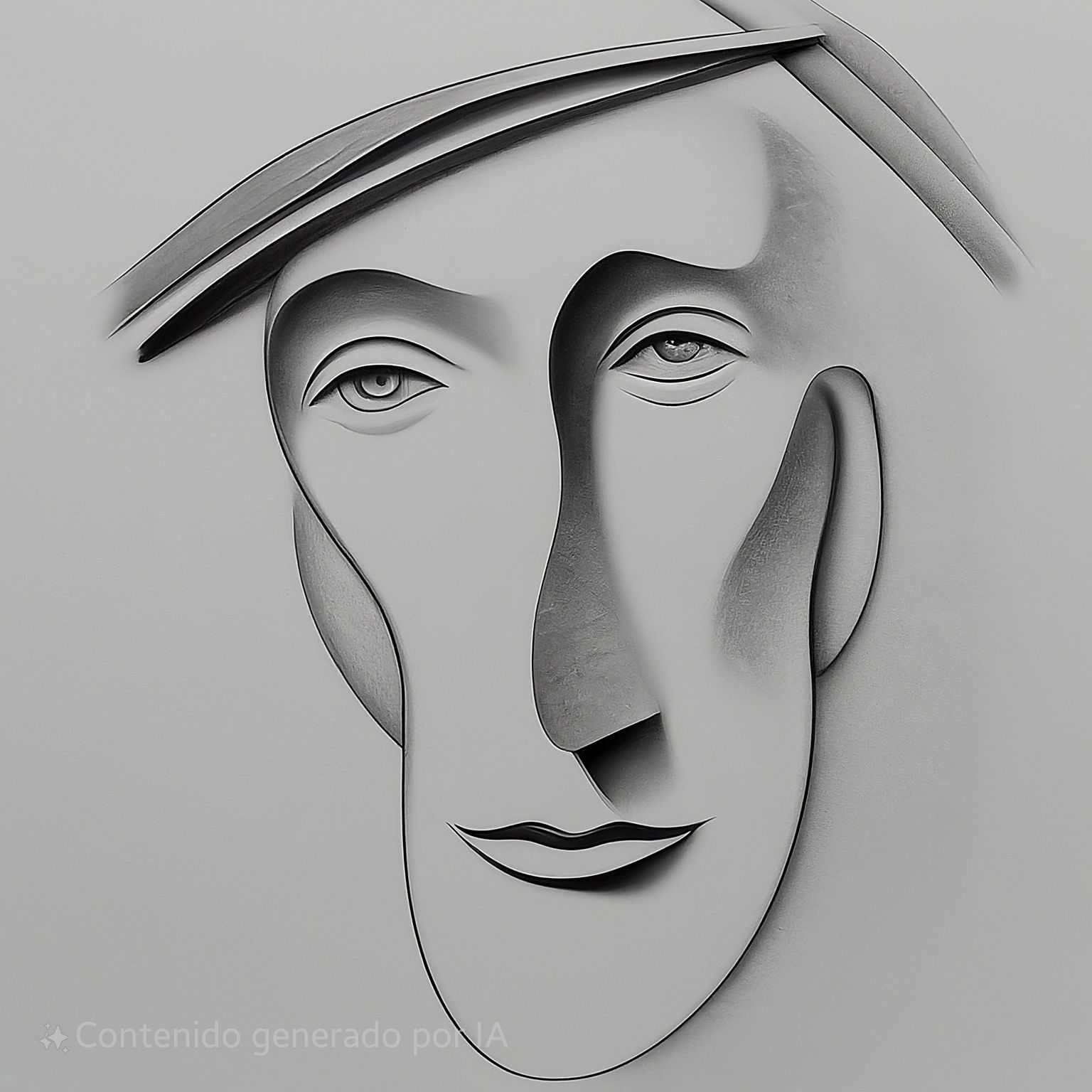 Cubist portrait