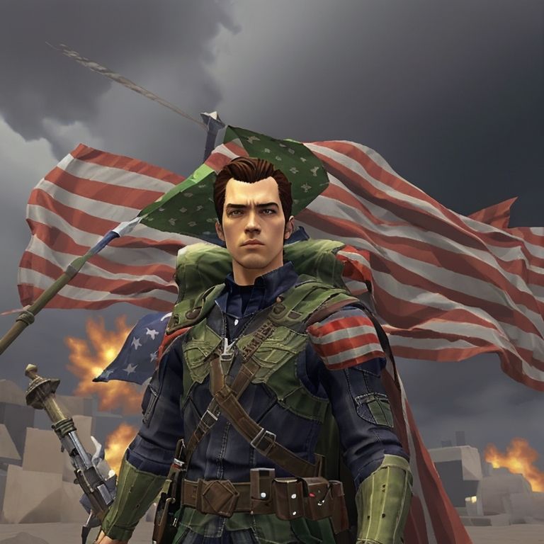 American soldier RPG