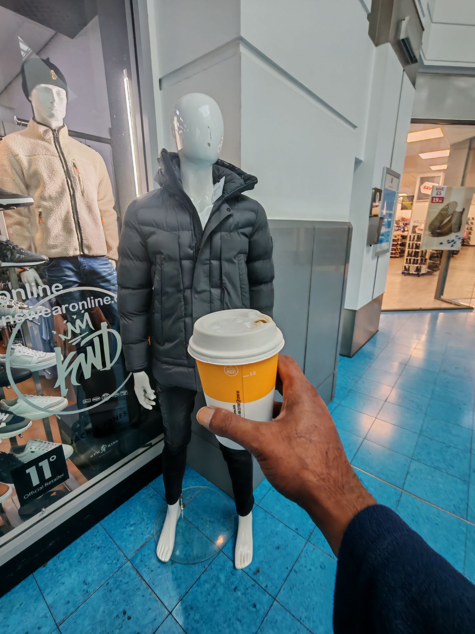 I was bored shopping with the wife.