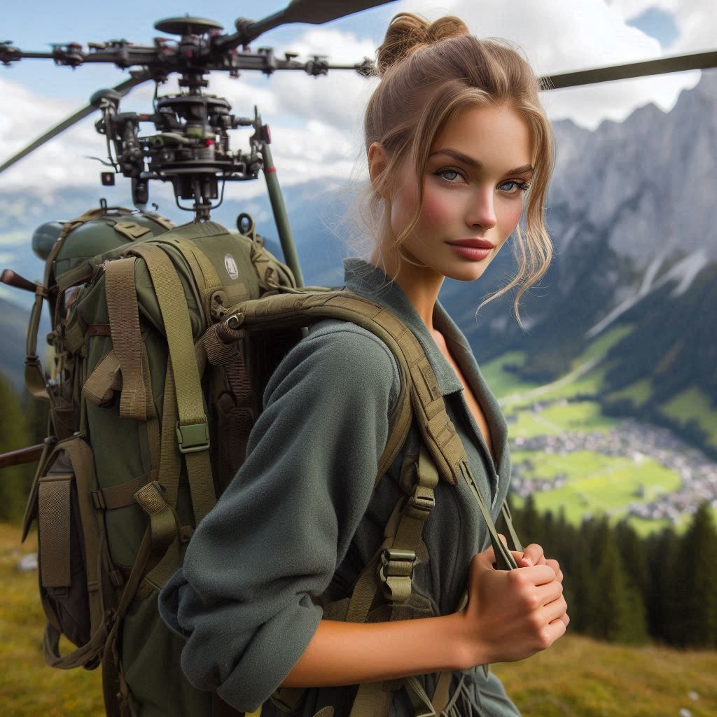 Back Pack Helicopter WW II