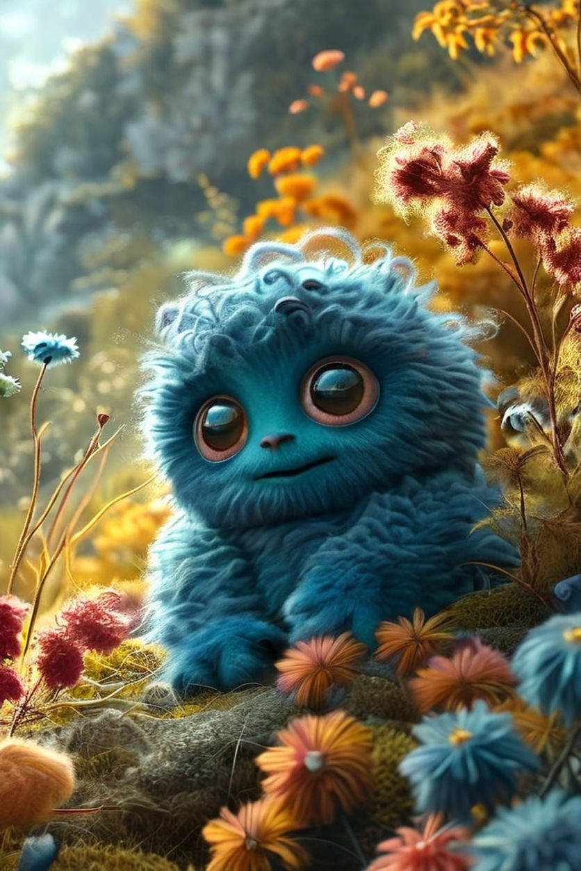 Grassland on an alien planet