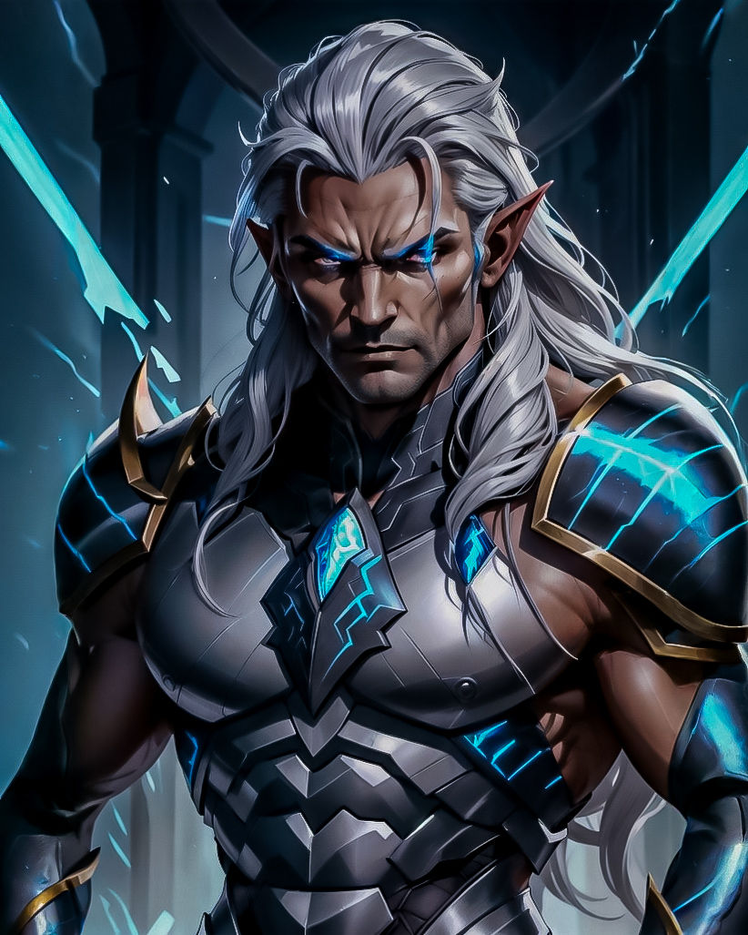 Improve resolution for an illustration of an evil elf