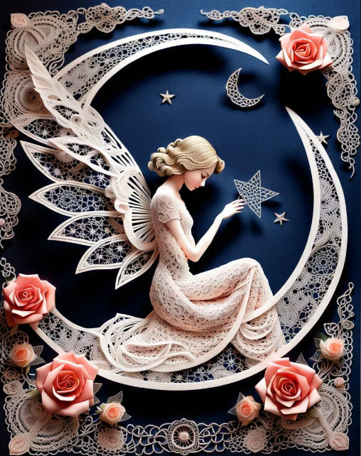 Rider on horseback jumping over a mystical, glowing river, oil painting style J. G. Quintel retroism