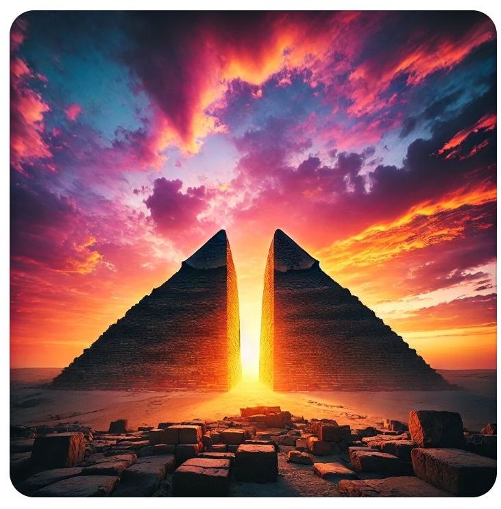 Split piramide into two parts