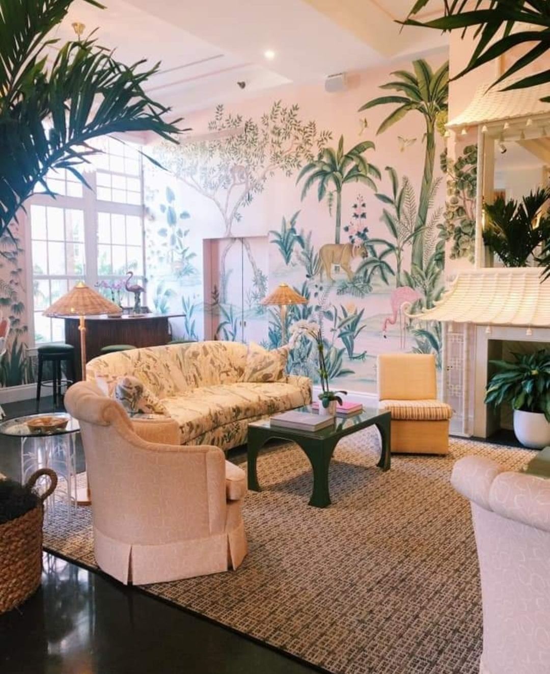 Palm Trees in the living room 