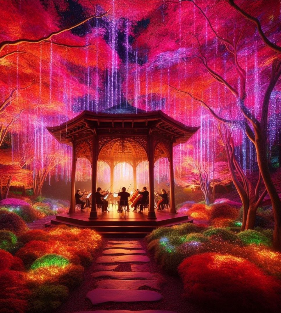 Colors of the heart  pergola