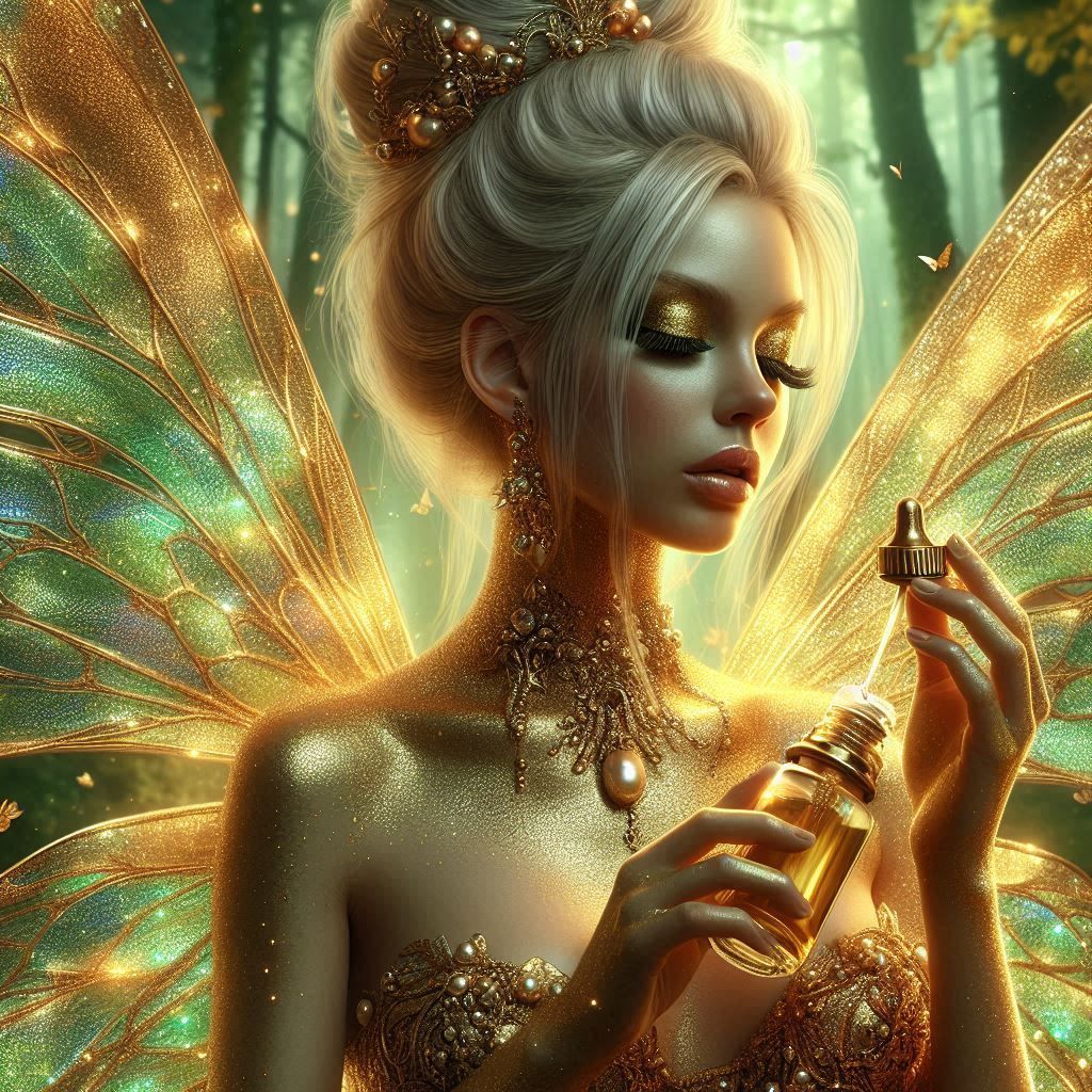 The  "Wizard Robot Fairy of OZ" is preparing to oil her wings 