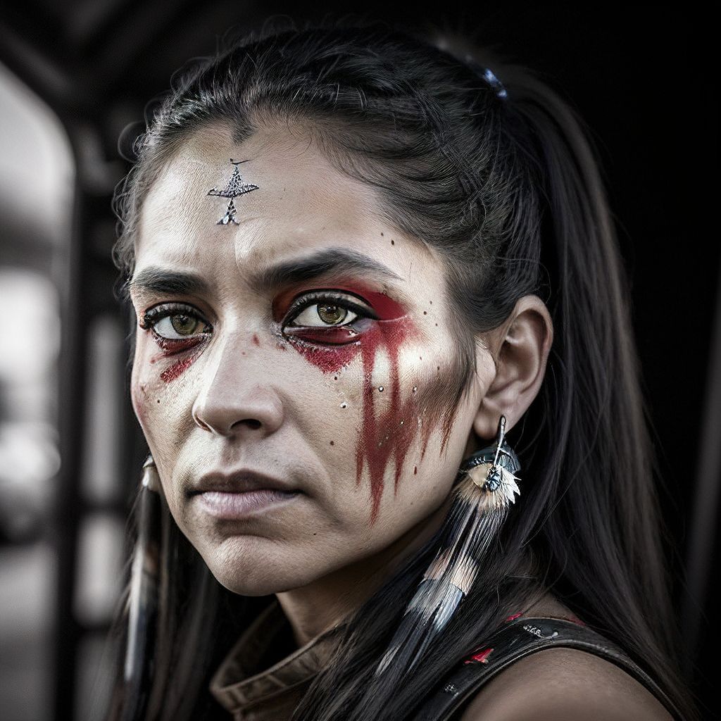 An american indian warrier