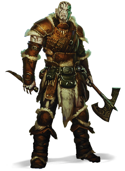 A samurai wearing a hannya mask and yoroi armour. He is holding katanas in both of his hands. He is standing in a rice field with a cherry b...