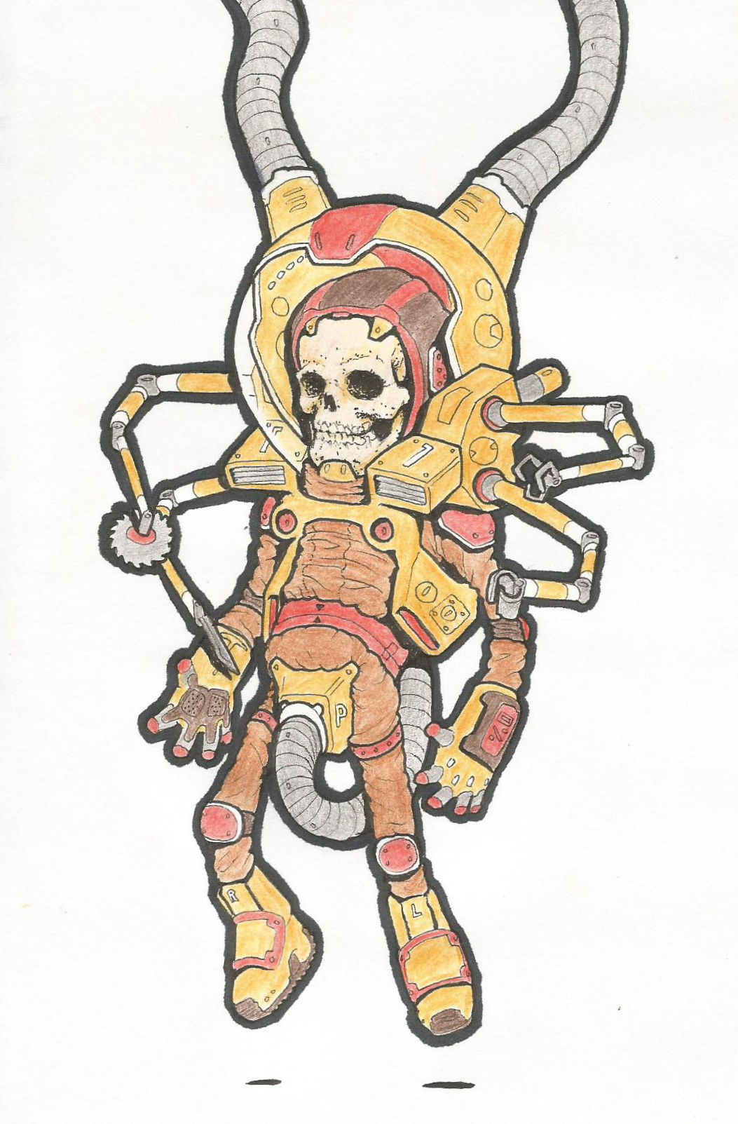 Rotting Spacewalk Repair Astronaut