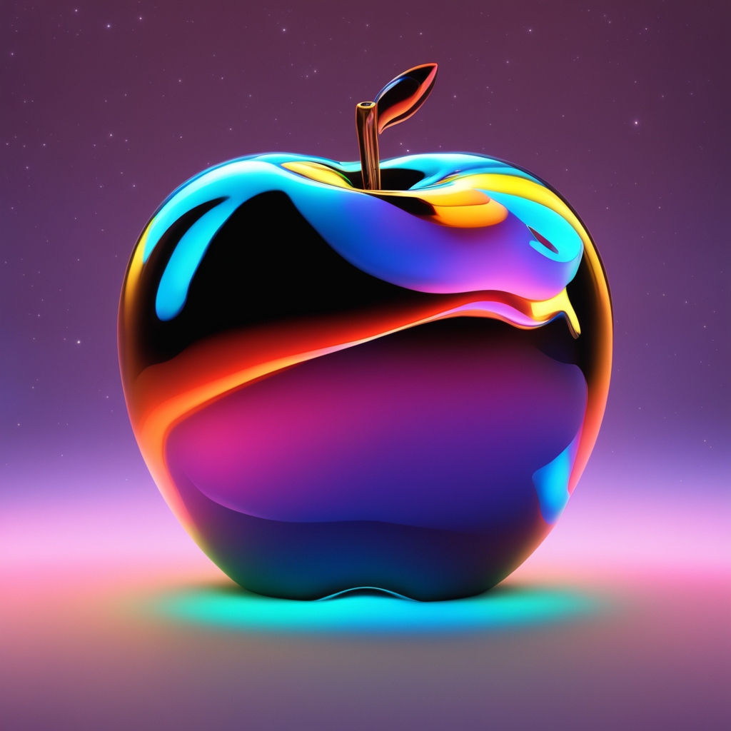 apple reflecting galaxy