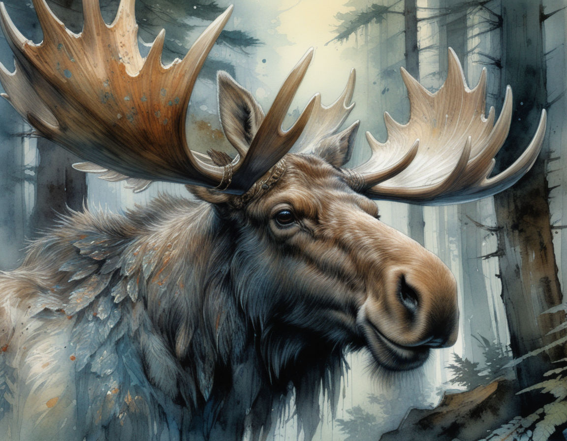 "Majestic Moose"