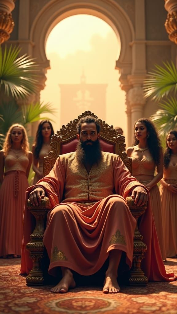 *Beneath the veil of night, a winding path cuts through the ancient forest.* *The air is thick with the scent of pine and moss, punctuated b...