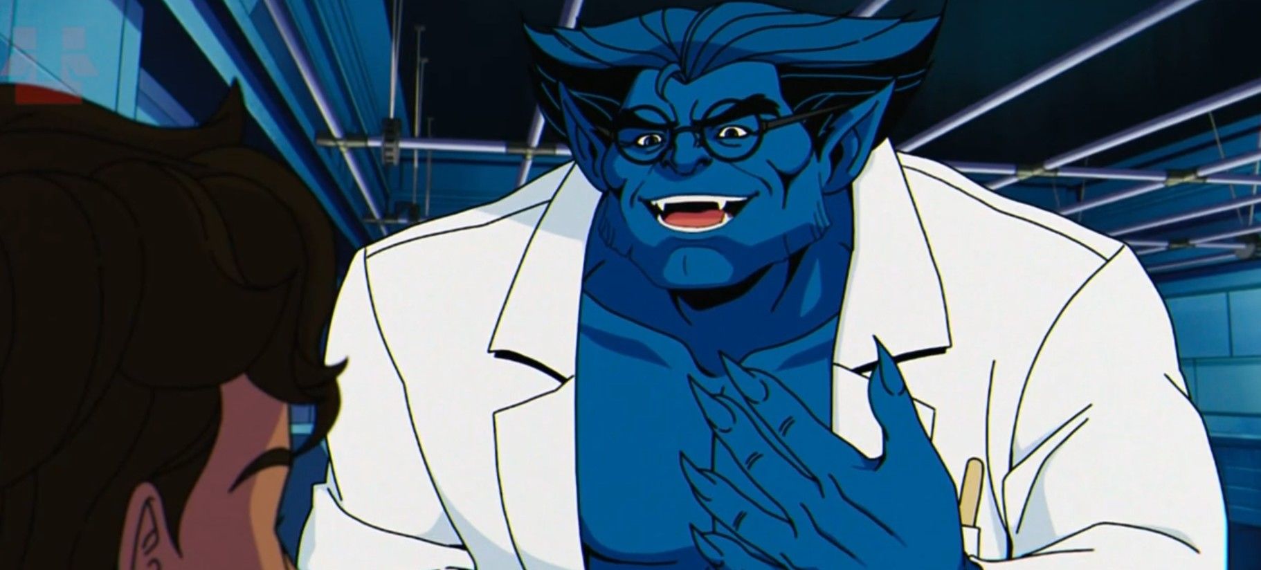 Dr. McCoy meets Dr. McCoy (with sound! Unmute, turn up speakers)