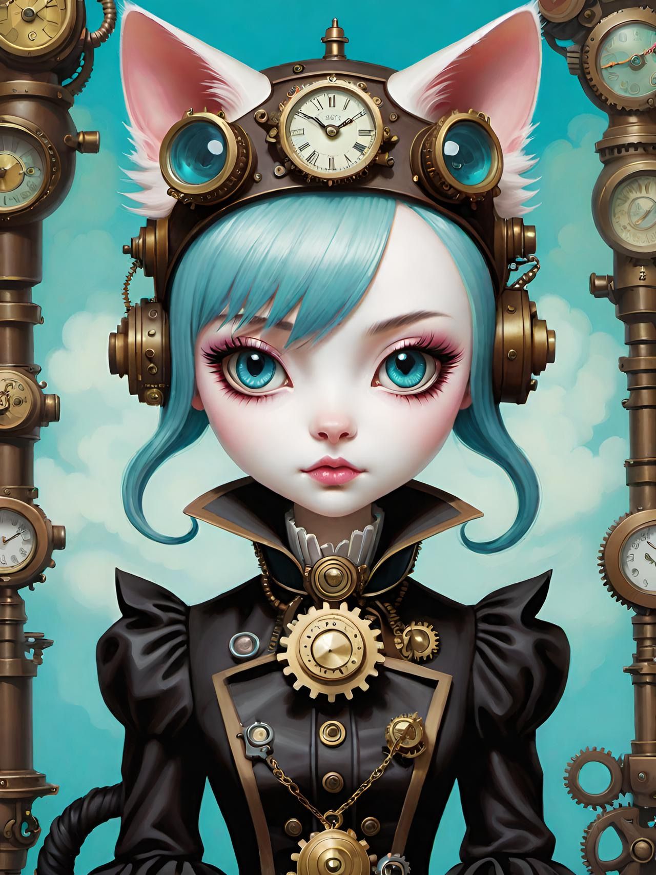Steampunk Kitten