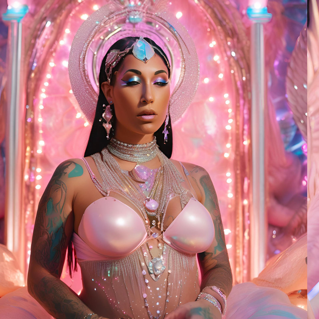 Goddess Isis priestess