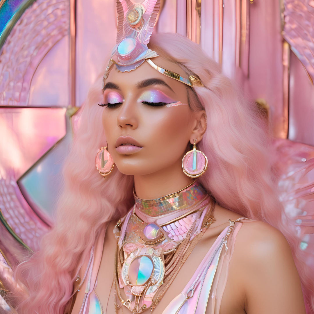 Cosmic Goddess Isis priestess