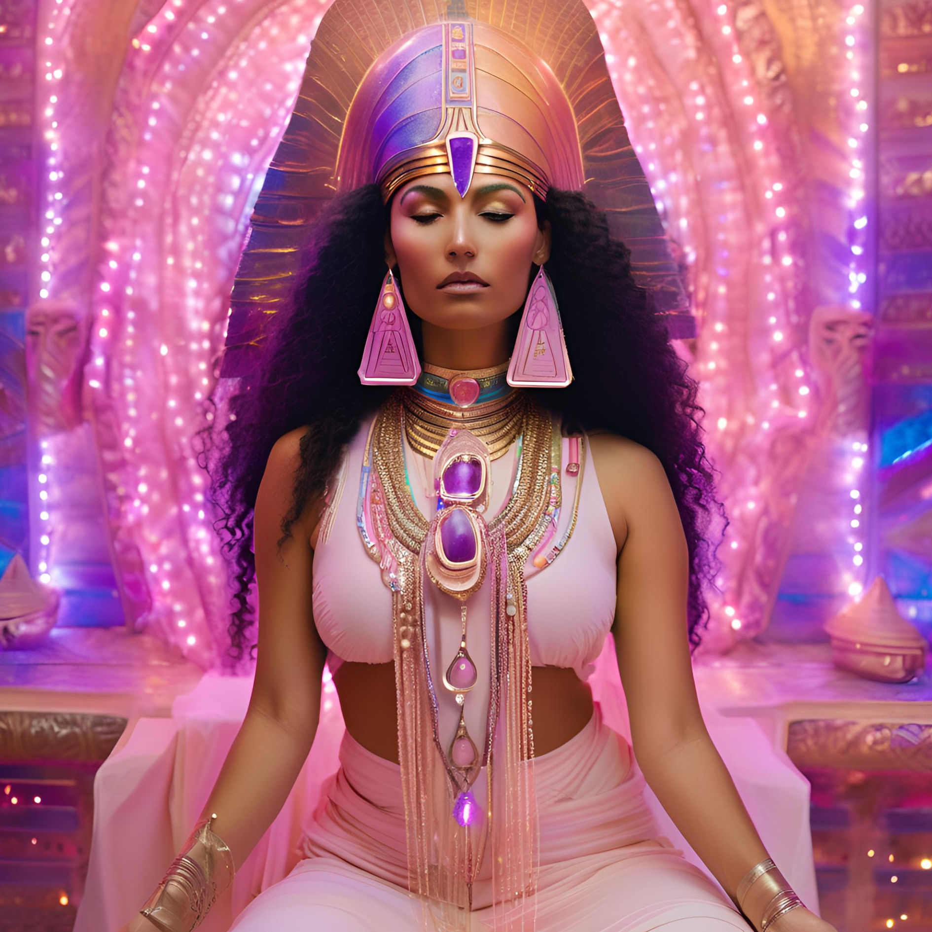 Cosmic Violet Priestess