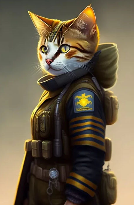 flat chest anthropomorphic black cat wearing armor and clothes by artist "anime", Anime Key Visual, Japanese Manga, Pixiv, Zerochan, Anime a...