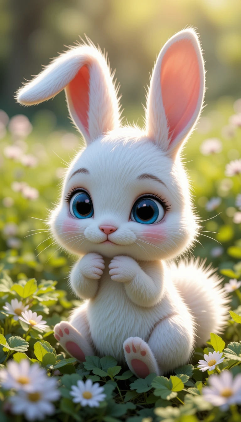 A tiny, adorable bunny