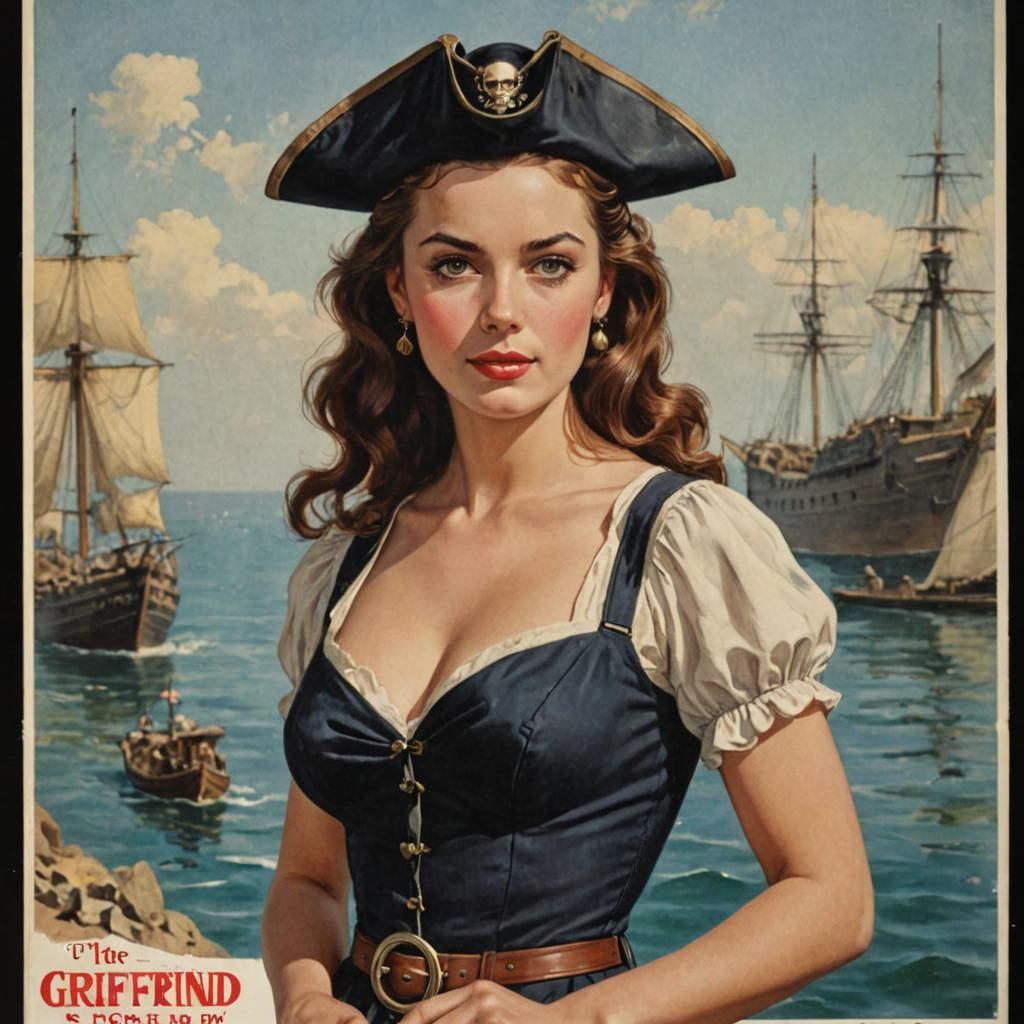 The girlfriend of the pirate  