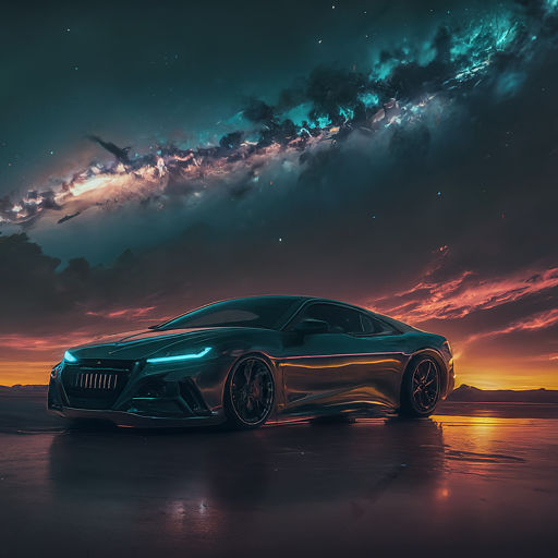 Crafting a mesmerizing image: a 3D ⚫ ballet in a starry 🌌 cosmos. Quantum magic blends with raytracing mastery, anamorphic allure, and Reds...