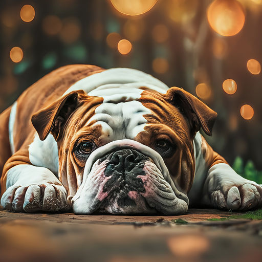 Elegant Bulldog Composition ,

[

visual masterpiece resonating with adoration for beauty

],

Professional photography, bokeh, natural ligh...