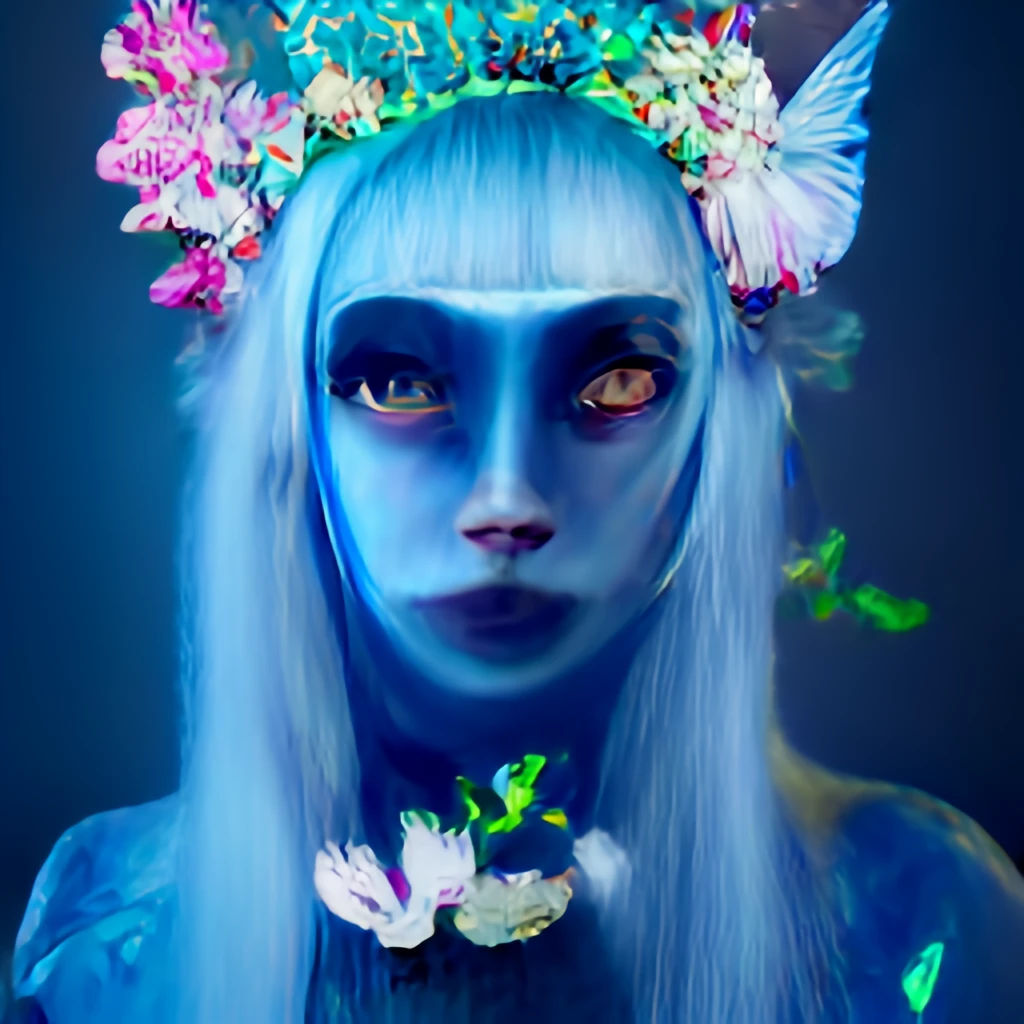 🌟 Witness the fusion of nature and tech as biopunk cyborg fox goddesses roam a mesmerizing neon-lit laboratory. Adorned with Biopunk Cyborg...