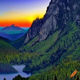 In the days of old, when nature was still young and untouched, there was a mountain range that towered high above a winding river. The trees...