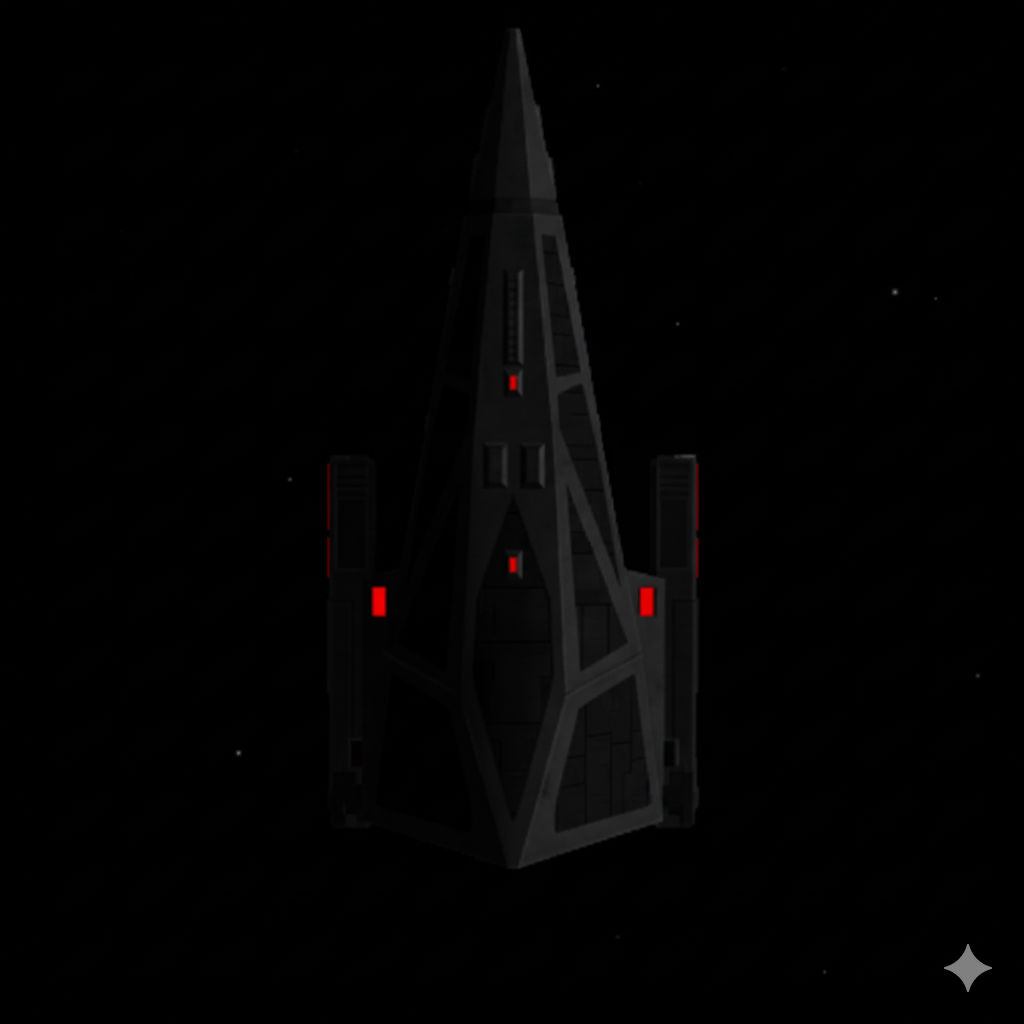 Hyper-Advanced, Deadly, Gothic-Reptilian Space Warship 3D Game Cinematic Feel, Epic 3D Videogame Graphics, Intricately Detailed, 8K Resoluti...