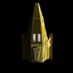 Pebbly Dino-Textured Starship