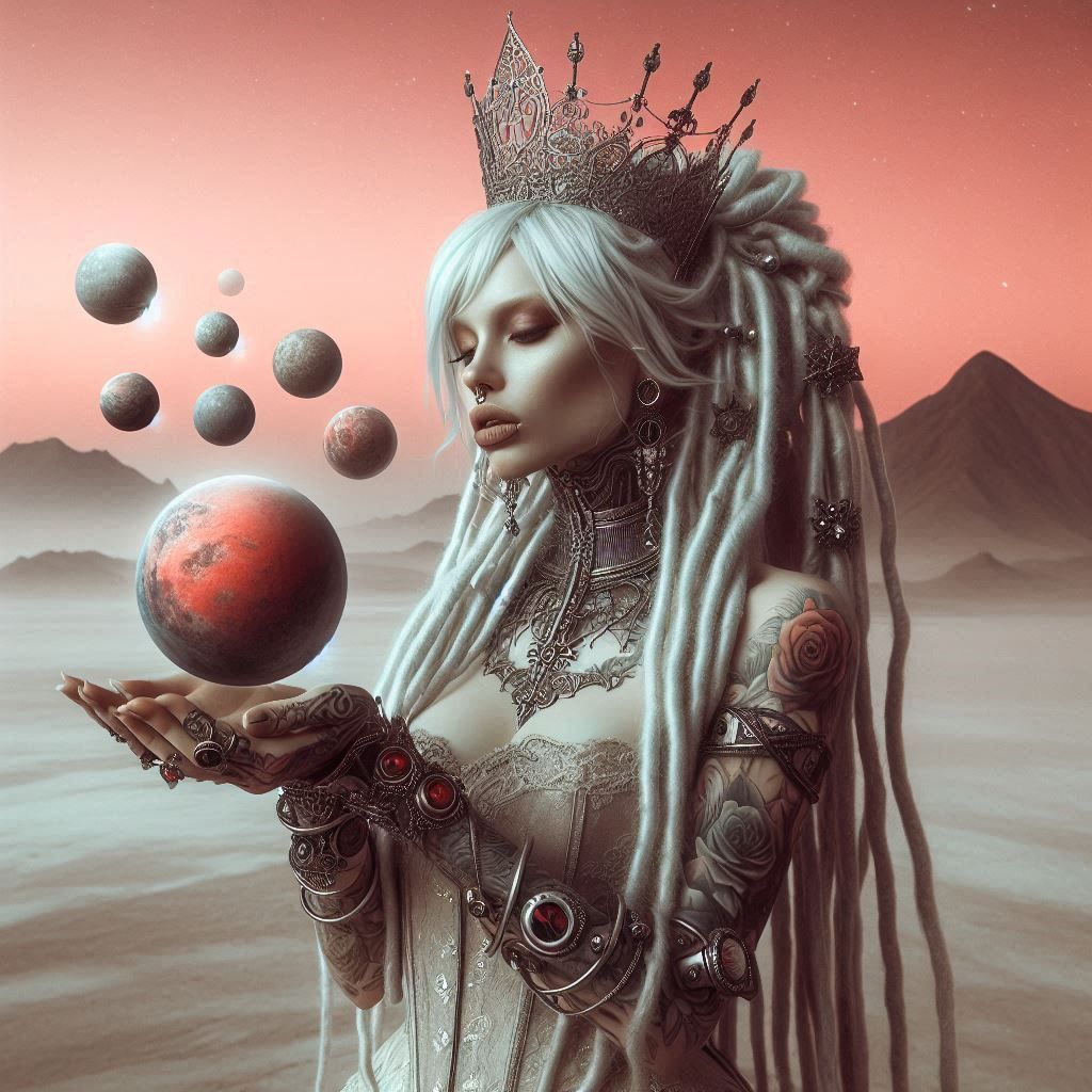 Yes! Let’s give her dreadlocks their own kind of power — mystical, alive, and otherworldly. Here’s your fully enhanced v...