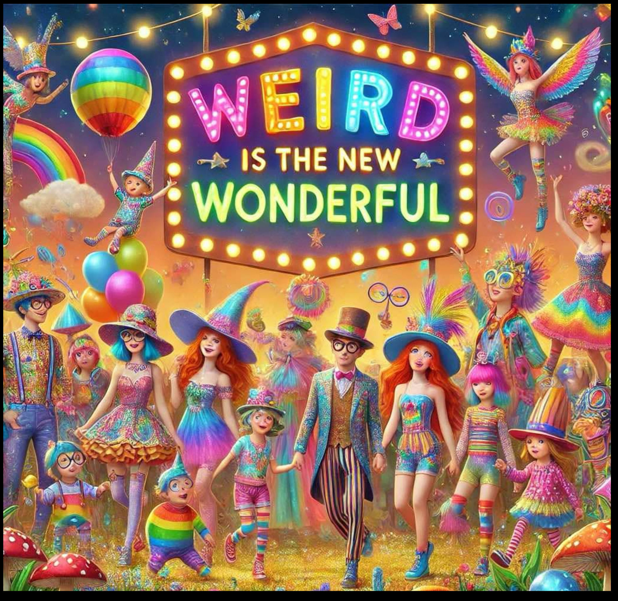 Weird is the new wonderful 