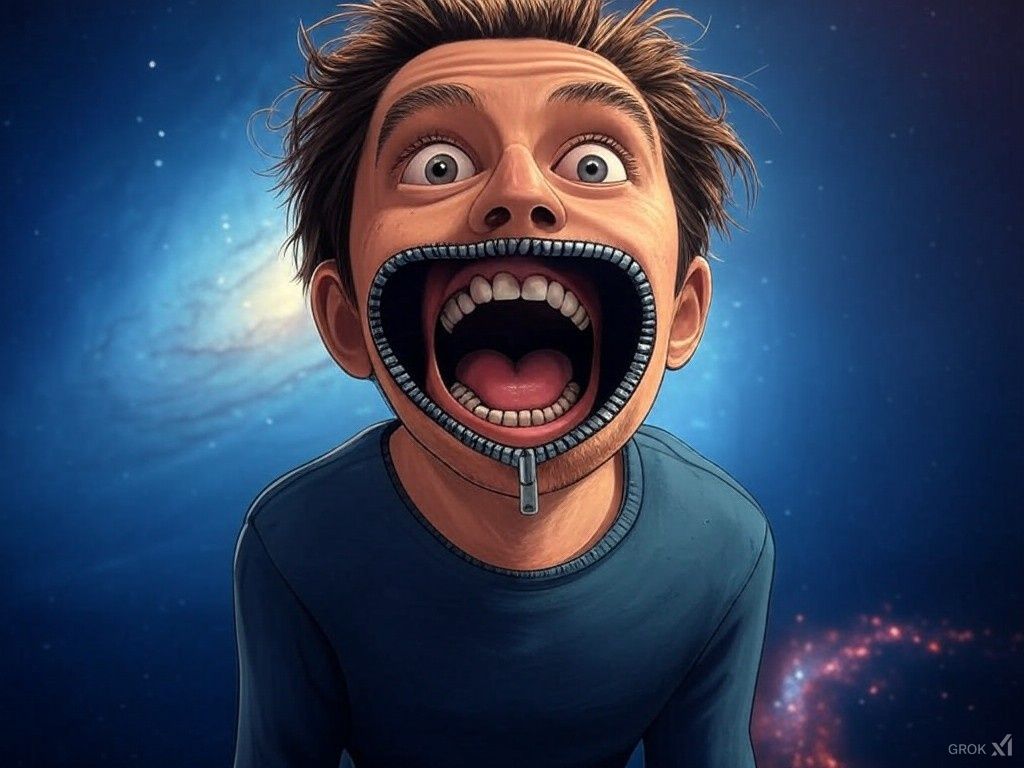 Zip It!, In space no one can hear you scream