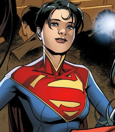 lara kent, superman and lois lane's teenage daughter. she as short black hair and deep blue eyes