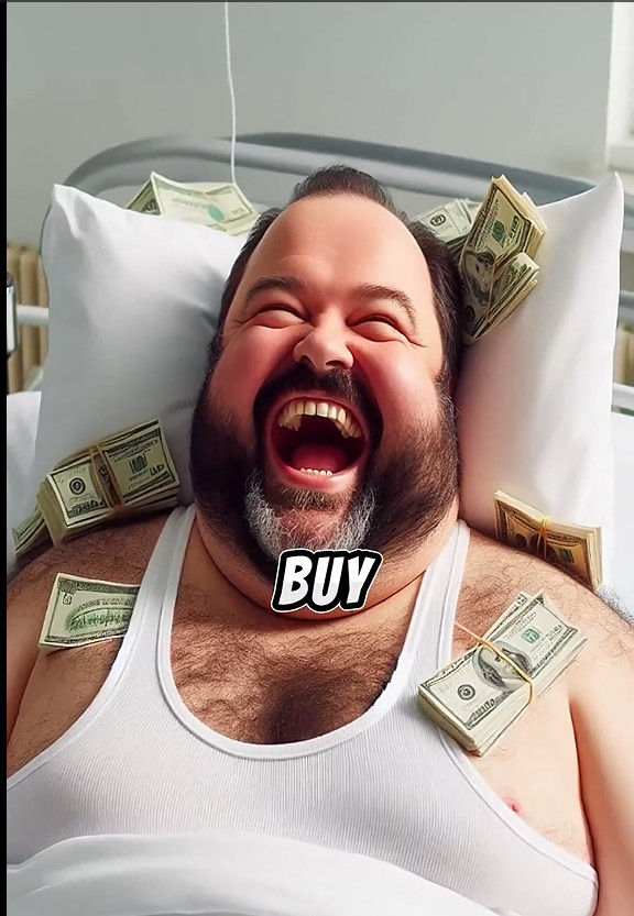 a man with arrogant smile face, eyes open large, funny face in hospital By artist "anime", 3d anime art, inspired by WLOP, Artstation, #gens...