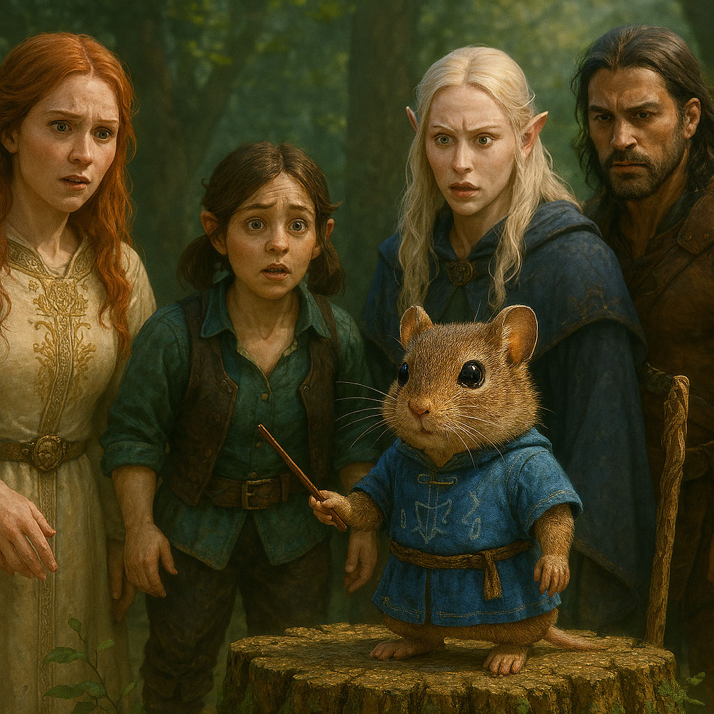 Gerbil Wizard Auditions To Join The Adventuring Party