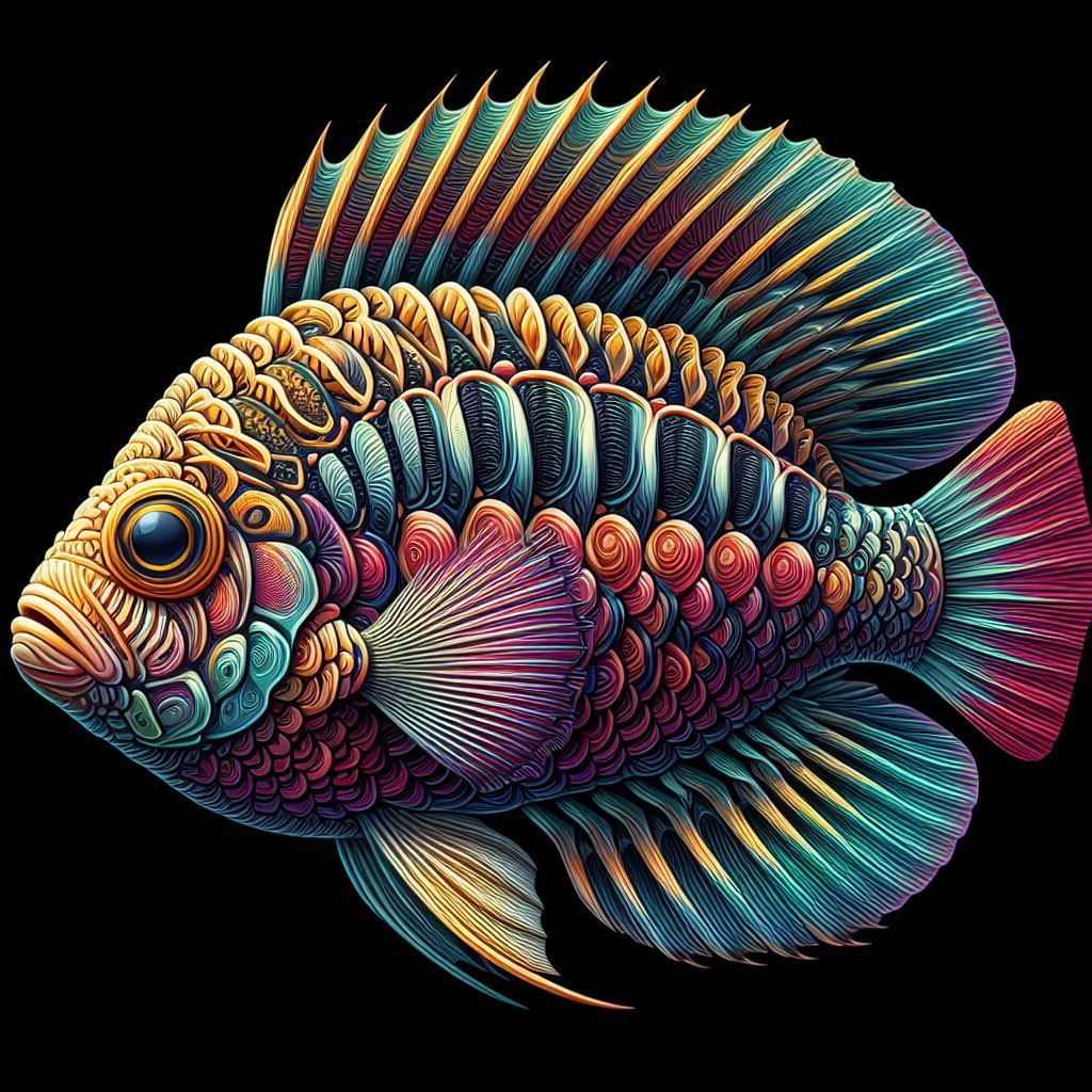 Inventa un nuevo pez y dibújalo tal y como aparecería en una revista científica