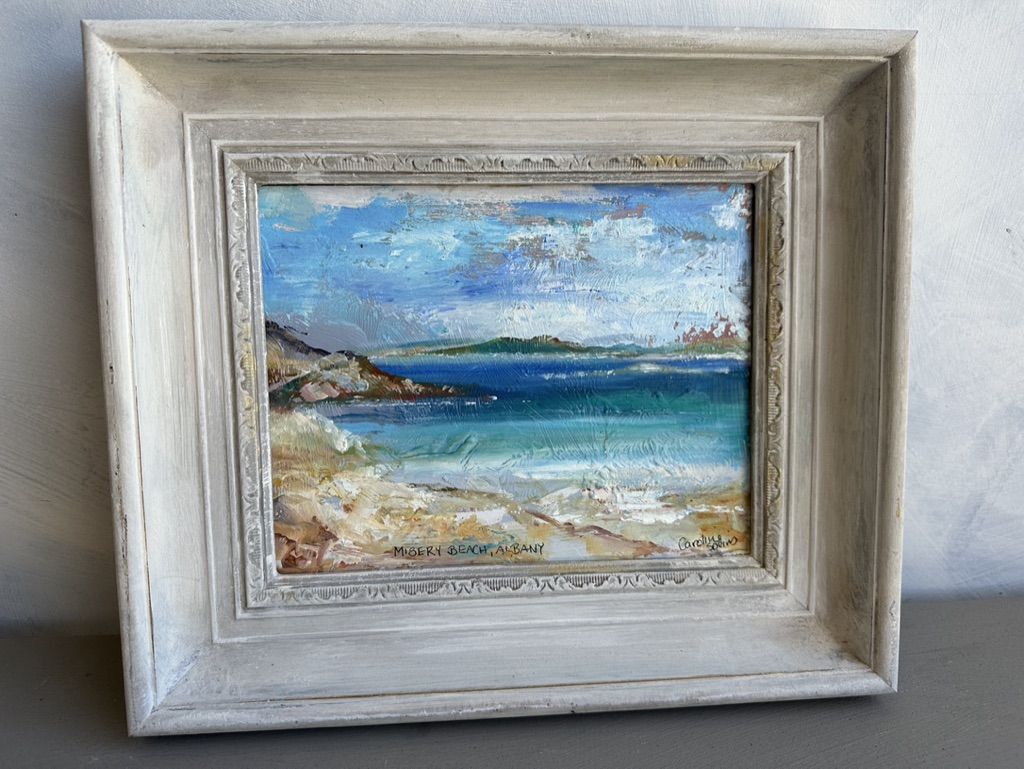 Painting in tartan designs