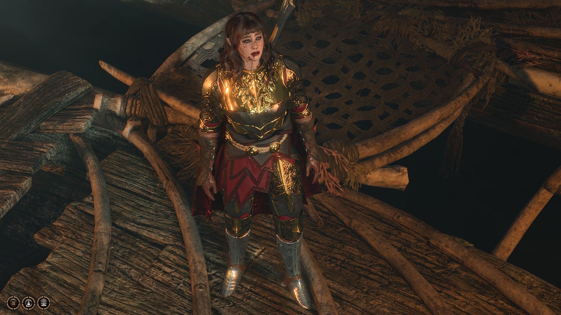 A beautiful fantasy elf dress, half elf bride with black hair and fringe bangs, plus size bride, blue dress