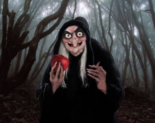 Charlize Theron as old hag from Snow white (realistic)