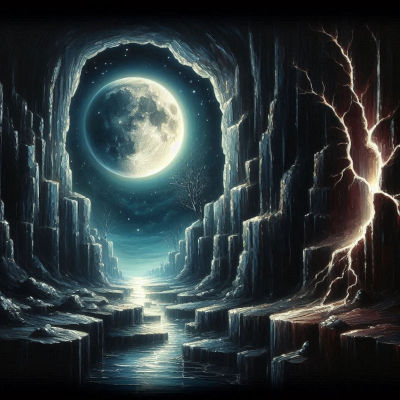 Graveyard and Wild Tree