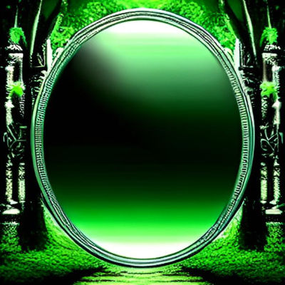 Whimsical Leafy Portal.