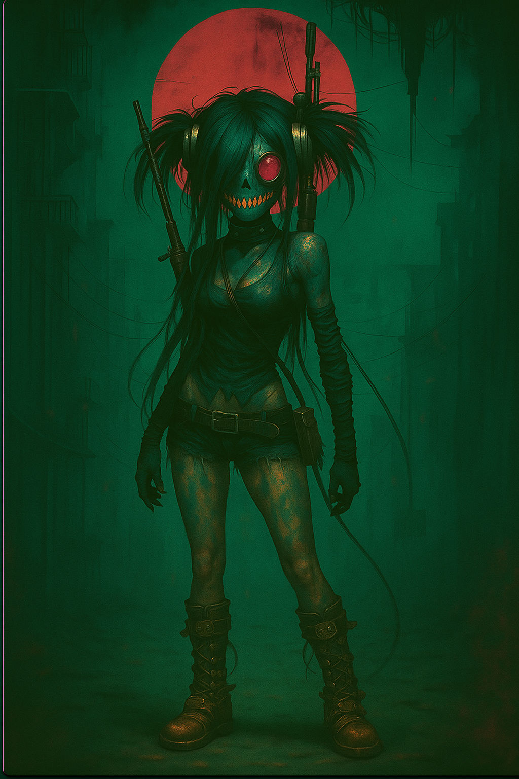 Change face to more realistic, increase chest size