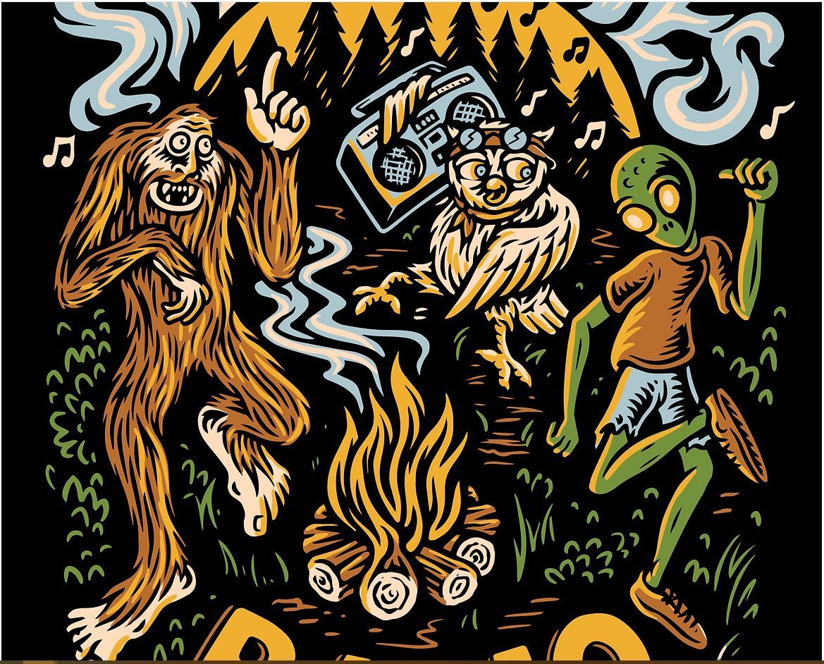 Shady Pines Radio t-shirt design for Hannah 3