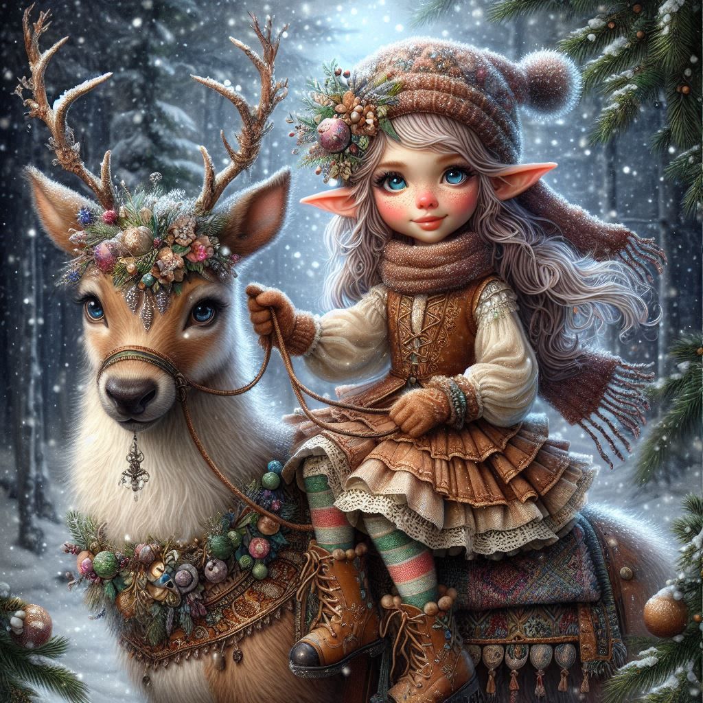 Elf girl, guardian of the forest