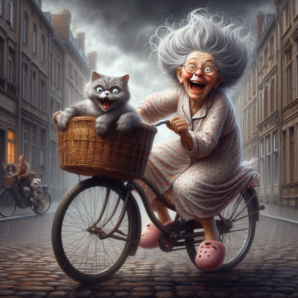 Crazy  Cat & Granny